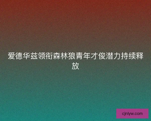爱德华兹领衔森林狼青年才俊潜力持续释放 爱德华兹领衔森林狼青年才俊潜力持续释放